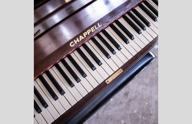 Used Chappell Mahogany Upright Piano Sold As Seen Bargain - Image 7